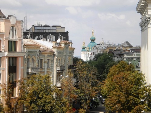 Вид со смотровой площадки Михайловского собора