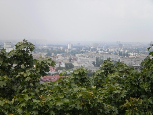 Вид со смотровой площадки над Андреевским спуском