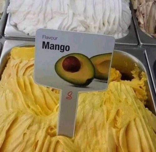 Мороженое из манго с фото авокадо