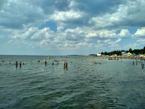 Центральный пляж, Скадовск