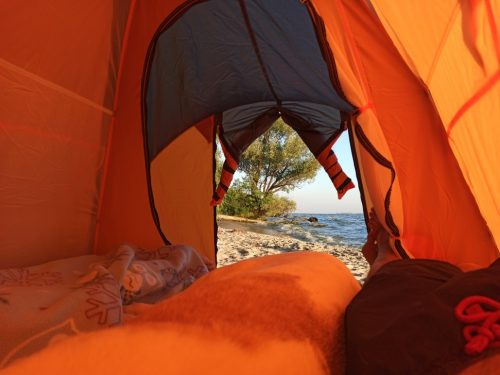 Вид из палатки